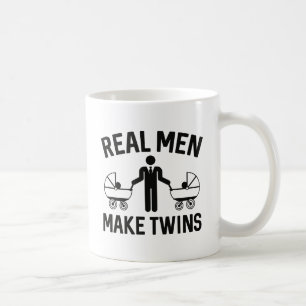 Caneca De Café Homens Reais Fazem Gêmeos