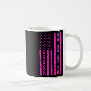 Caneca De Café Homens Rock Pink Ribbon Breve Sensibilização para