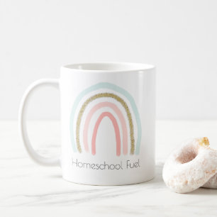 Caneca De Café Homeschool Combustível Escolas Domésticas Mãe Arco