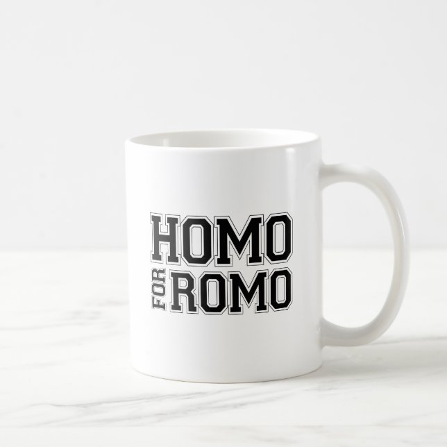 Caneca De Café Homo pelo Romo (Direita)