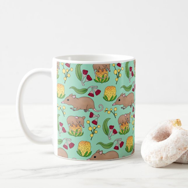 Caneca De Café Honey Possum (Com Donut)