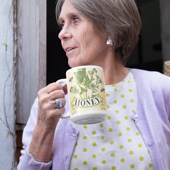 Caneca De Café Honeybee Haven (Criador carregado)