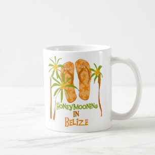 Caneca De Café Honeymooning em Belize