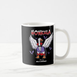 Caneca De Café Honkula Palhaço Vampiro Ganso de Halloween Meme Ho