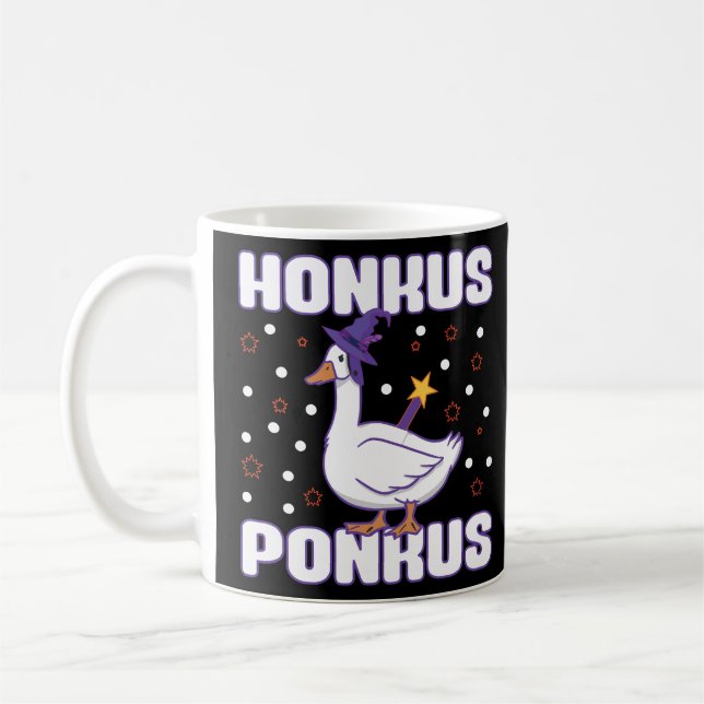 Caneca De Café Honkus Ponkus Dia de as Bruxas engraçado (Esquerda)