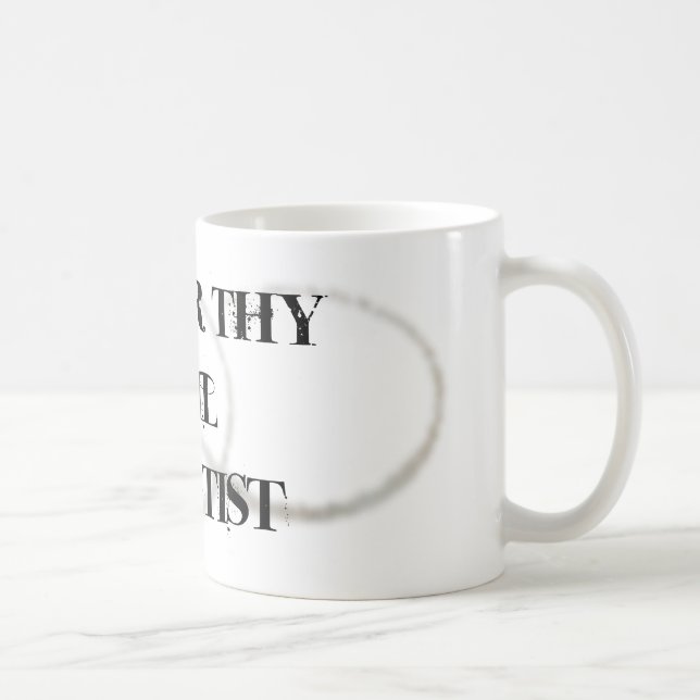 Caneca De Café Honre Thy cientista do solo (Direita)