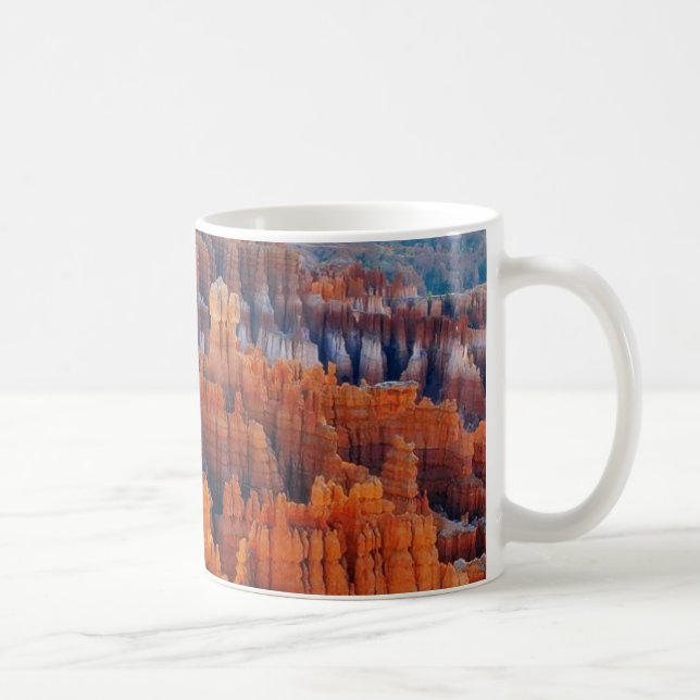 Caneca De Café Hoodoos da garganta de Bryce (Direita)