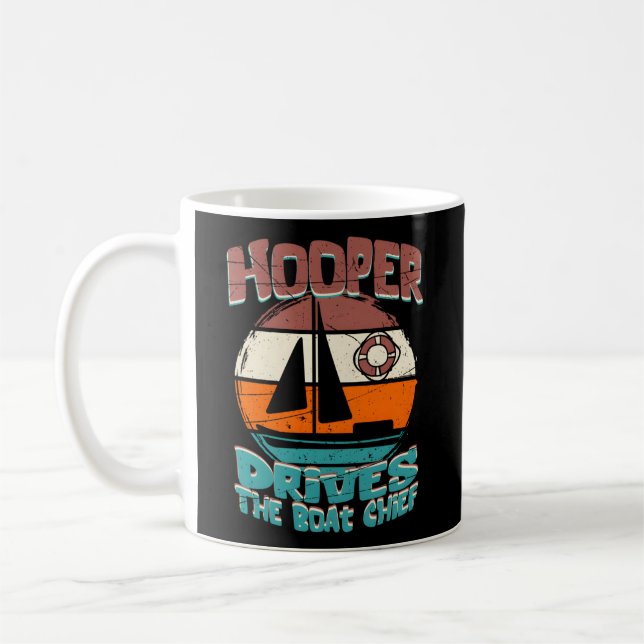 Caneca De Café Hooper Dirige O Chefe Do Barco (Esquerda)
