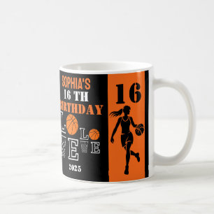 Caneca De Café Hoops de basquete, Presente de Aniversário do Joga
