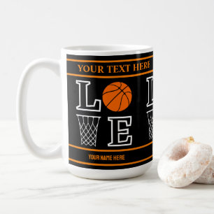 Caneca De Café Hoops de basquete, Presente de Jogador de Basquete