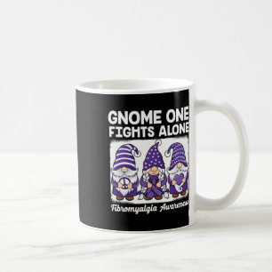 Caneca De Café Hope Love Gnomos Roxo Fibromialgia Awaren