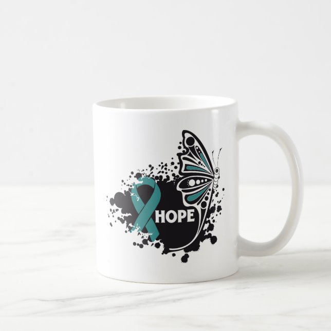 Caneca De Café Hope Scleroderma Butterfly (Direita)