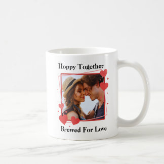 Caneca De Café Hoppy Juntos Criou Foto De Casal De Amor