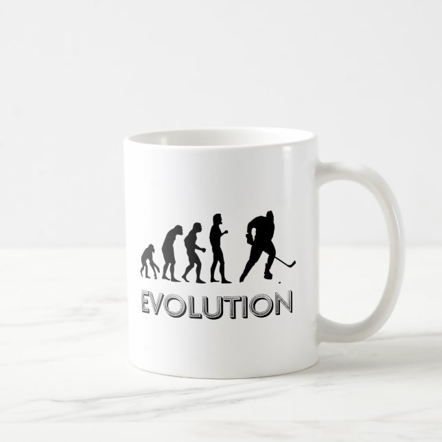 Caneca De Café Hóquei da evolução (Direita)