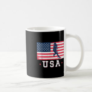 Caneca De Café Hóquei em Campo Esportes Bandeira Americana EUA Pa
