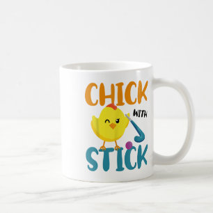 Caneca De Café Hóquei em Campo Frango Galinha Com Stick _1