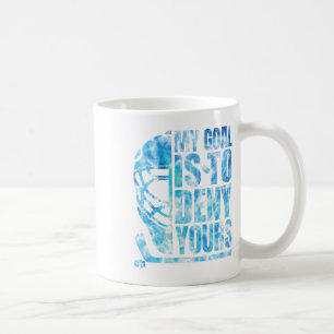 Caneca De Café Hóquei Meu Objetivo É Negar O Seu Meninos Goleiros