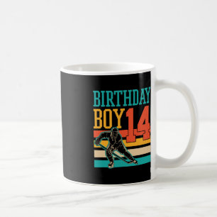 Caneca De Café Hóquei no Gelo de 14 anos - Festa de aniversário d
