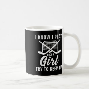 Caneca De Café Hóquei no Gelo Legal Para Mulheres Meninas Amantes