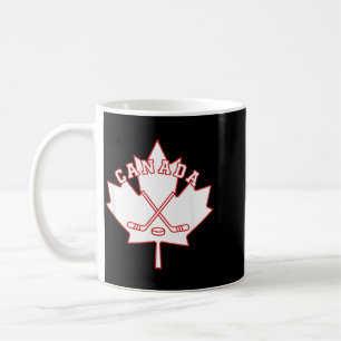 Caneca De Café Hóquei no Gelo Maple Kids Canadense