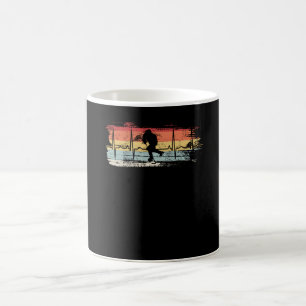 Caneca De Café Hóquei no Gelo Retro