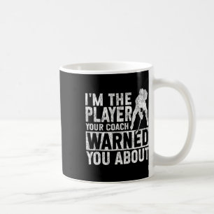 Caneca De Café Hóquei no Gelo Vintage Eu Sou o Jogador que Seu Tr