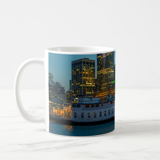 Caneca De Café Hora Azul na Cidade (Esquerda)