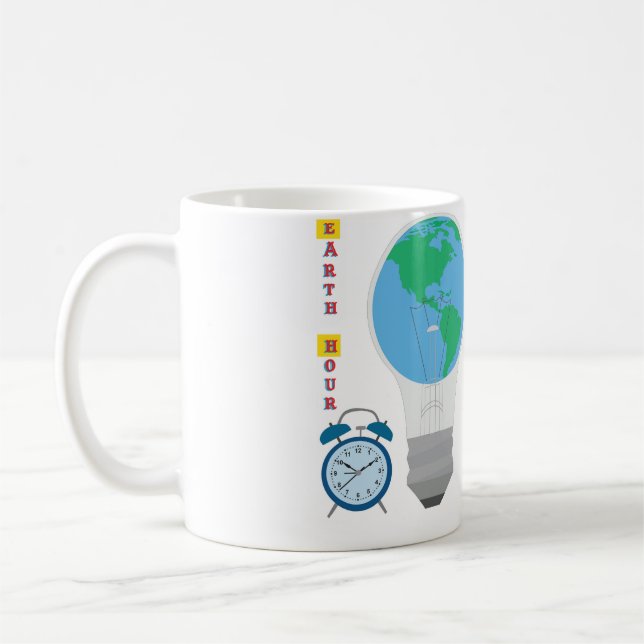 Caneca De Café Hora da Terra (Esquerda)
