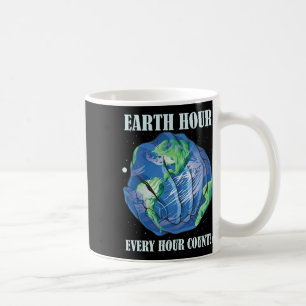 Caneca De Café Hora da Terra a cada hora Conto Salvar nosso plane