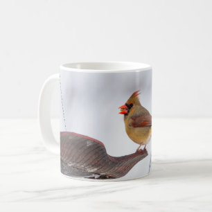 Caneca De Café Hora do almoço Cardeal feminino