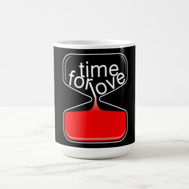 Caneca De Café Hora do amor Café para sempre (Centro)