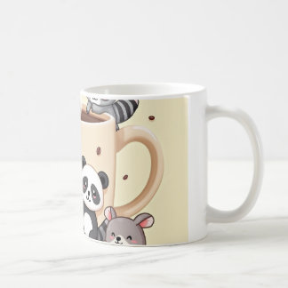 Caneca De Café "Hora do Café com os Amigos da Floresta"