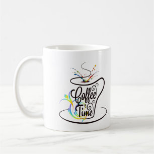Caneca De Café hora do café é melhor