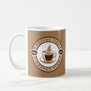 Caneca De Café Hora do Café Elegante