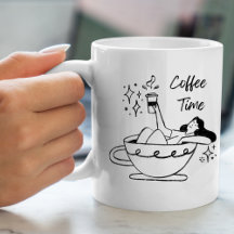 Hora do café - Simples e Na moda Mug