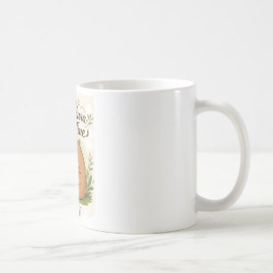 Caneca De Café Hora do Chá do Capivara Capivara Fofa Bebendo Ch