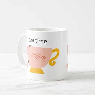 Caneca De Café Hora do chá personalizado