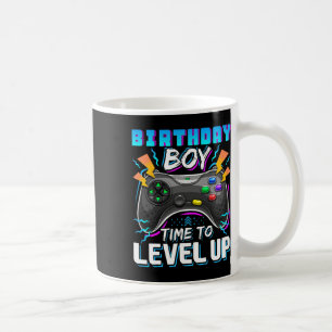 Caneca De Café Hora do Menino para Subir de Nível Vídeo Game Aniv