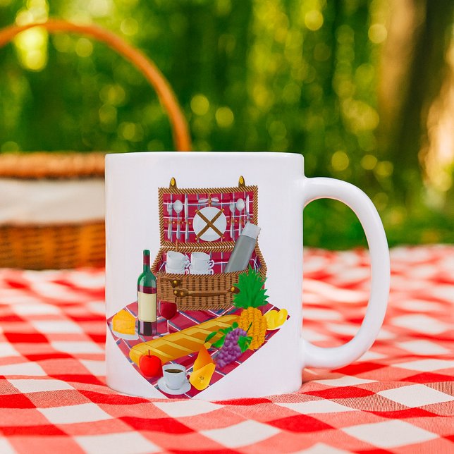Caneca De Café Hora do Piquenique (Criador carregado)