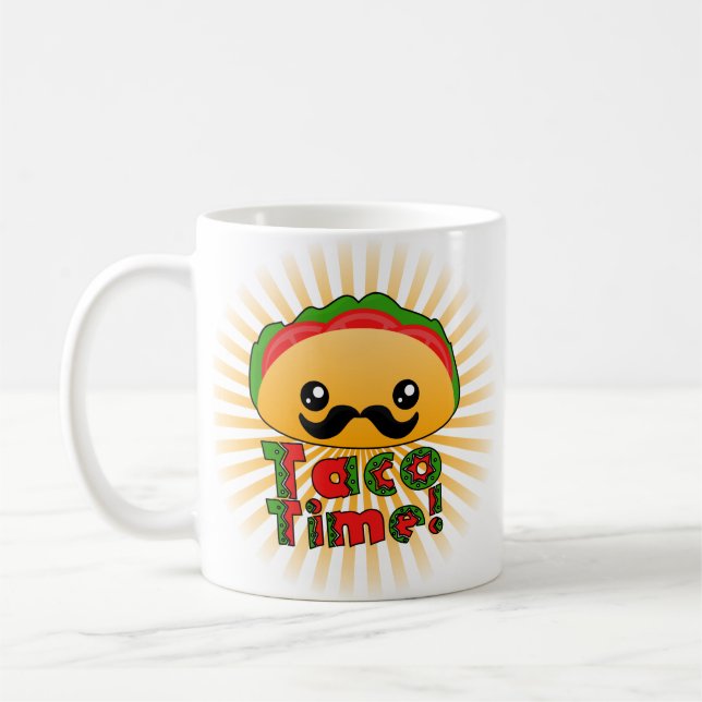 Caneca De Café Hora do Taco (Esquerda)