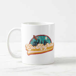 Caneca De Café Horizonte da Cidade de Los Angeles Califórnia