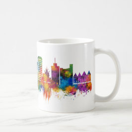 Caneca De Café Horizonte de Bergen Noruega