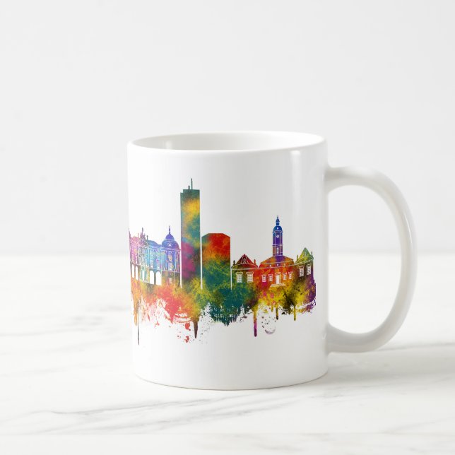 Caneca De Café Horizonte de Białystok Polônia (Direita)