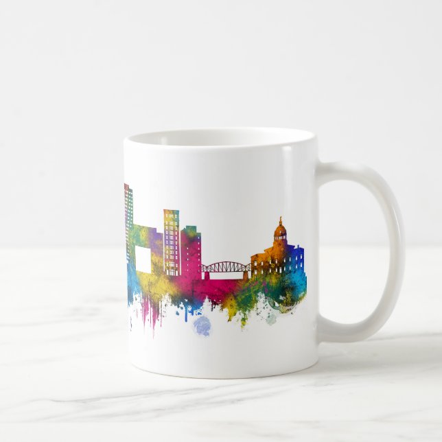 Caneca De Café Horizonte de Binghamton Nova York (Direita)
