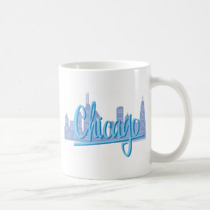 Caneca De Café Horizonte de Chicago Windy City