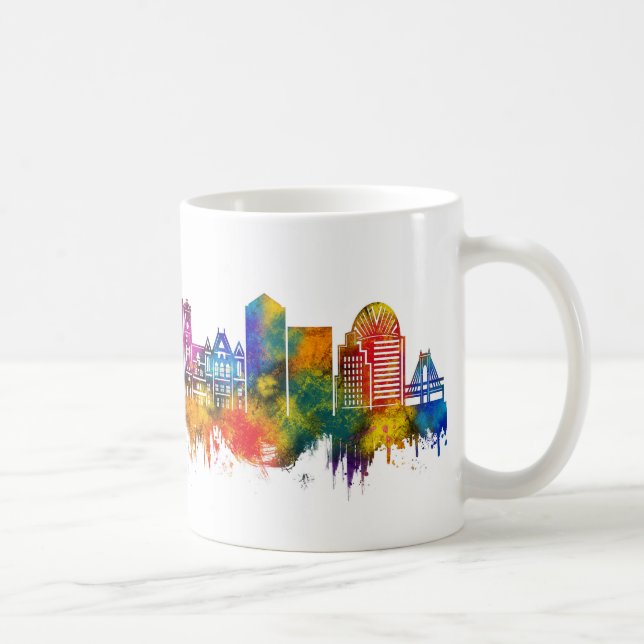 Caneca De Café Horizonte de Cincinnati EUA (Direita)