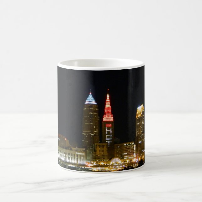 Caneca De Café Horizonte de Cleveland Quente (Centro)