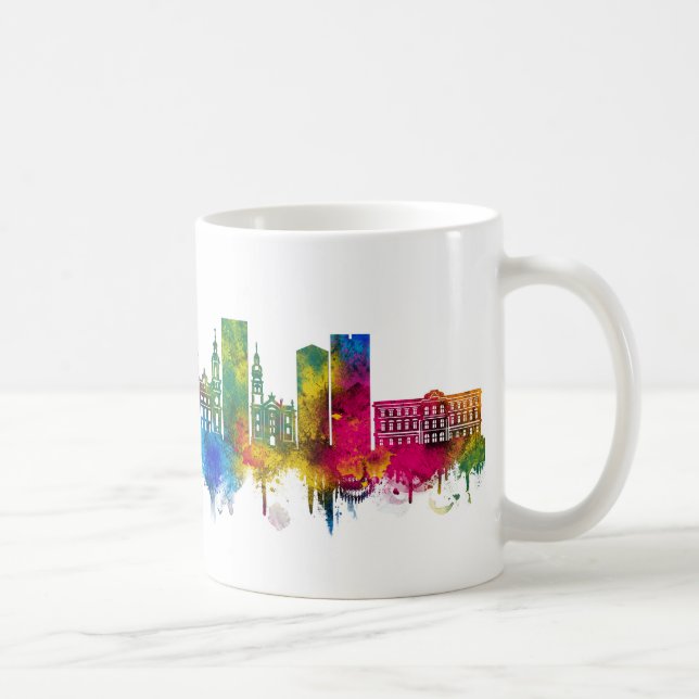 Caneca De Café Horizonte de Innsbruck Áustria (Direita)