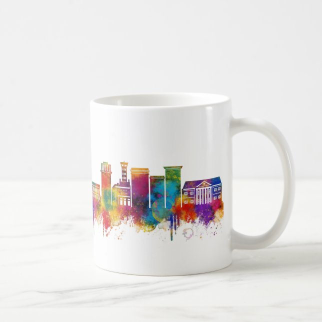 Caneca De Café Horizonte de Lincoln EUA (Direita)