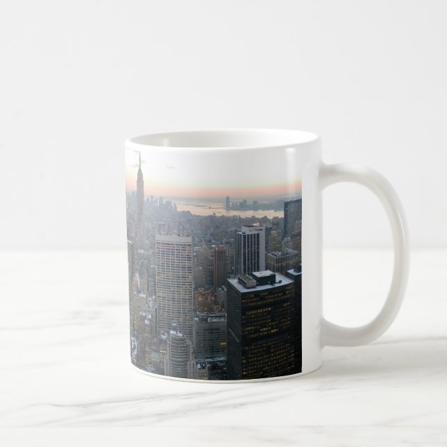 Caneca De Café Horizonte de Nova York (Direita)